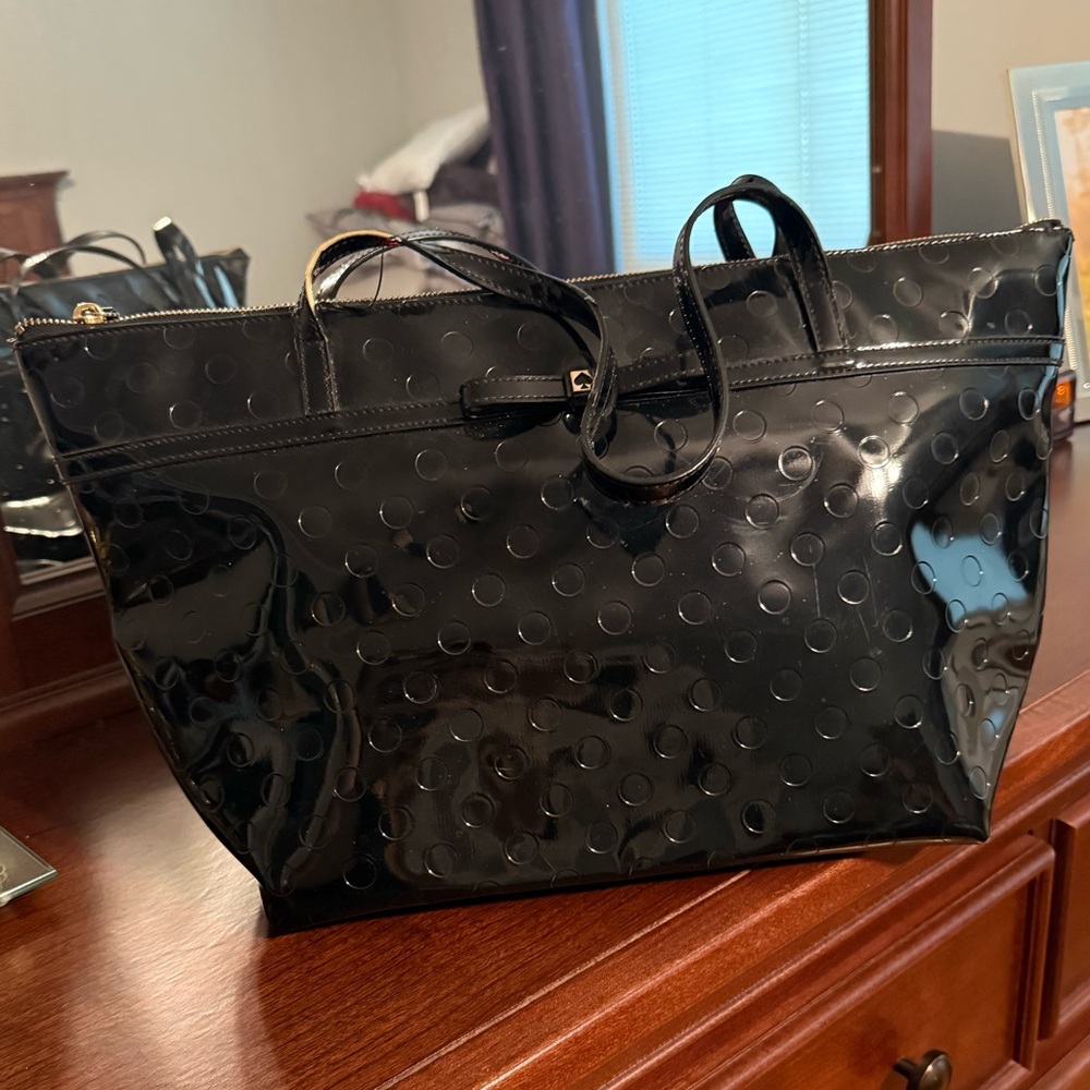 Kate Spade Sophie Patent Leather Tote (Black)